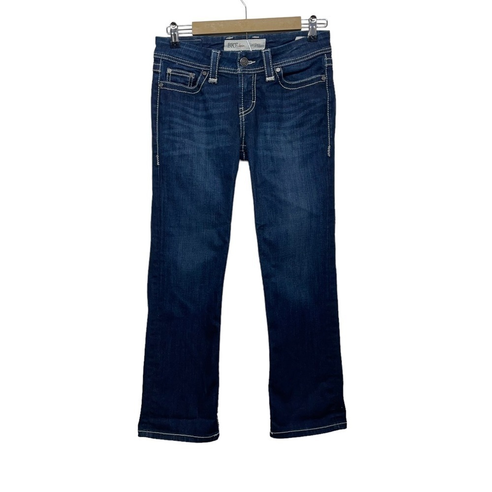 BKE Denim Harper Dark Wash Bootcut Jeans Size 26 Western‎ Elena Gilbert